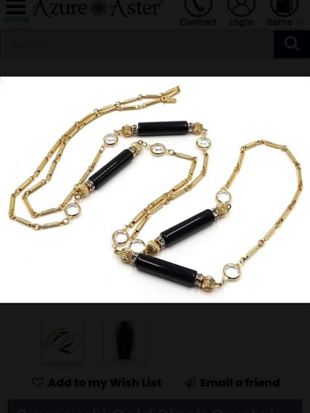 Vintage Swarovski Crystal Necklace